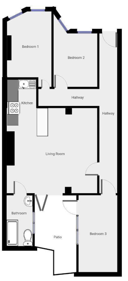 Central Brighton Flat, 3 Bedrooms, Sleeps 6, Close To Shops And Beach Exterior photo